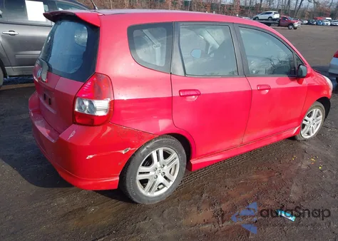 2007 Honda Fit Sport z USA, uszkodzony, nr VIN JHMGD38687S055080